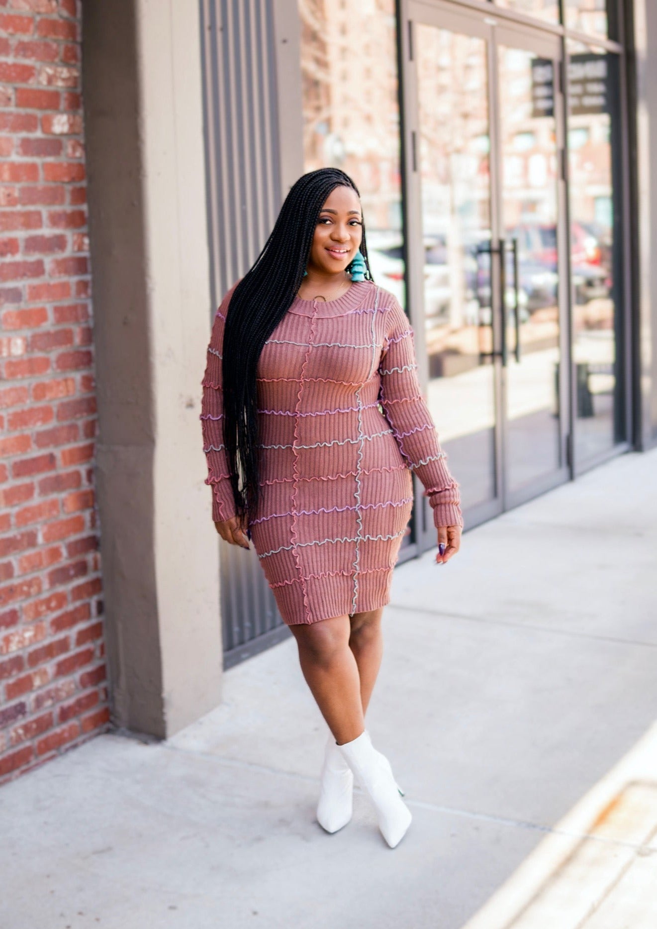 Posh Sweater Dress - Mocha Shop SB Boutique Posh Sweater Dress - Mocha Shop SB Boutique